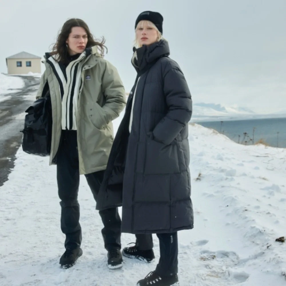 66North Women's Gray Puffer Coat - Picture 8 of 8